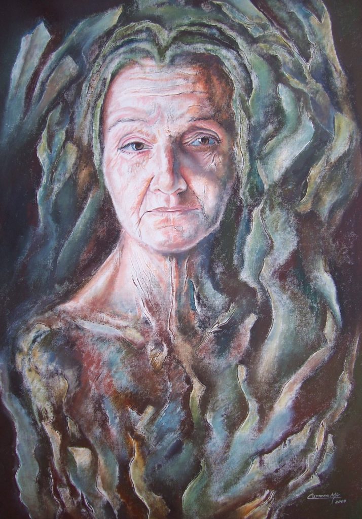 Dawn. 23.62 in x 33.46 in. Oil and on canvas. Available.