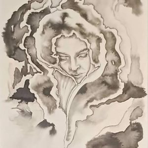 Hidden. 9 in x 12 in. Ink on Cardstock.Available.