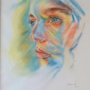 Remoteness.18 in x 24 in. Pastel on Cardstock. Available.