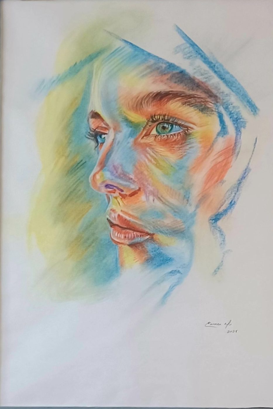 Remoteness.18 in x 24 in. Pastel on Cardstock. Available.