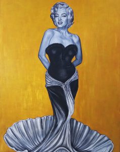 American Venus, 38,18 in x 51,18 in.Oil on canvas.Available