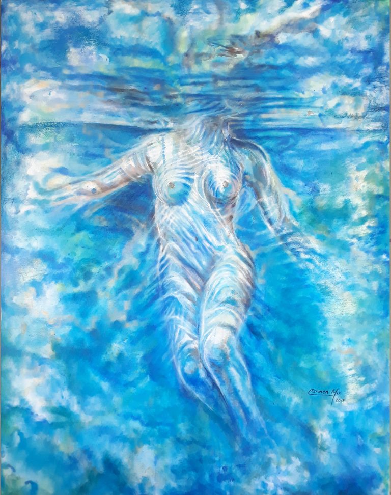 Elements, 38,18 in x 51,18 in.Oil on canvas.Available.