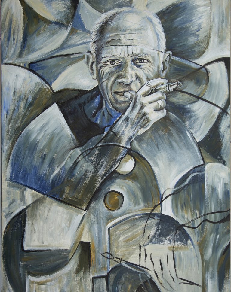 Picazzo.38,18 in x 53 in. Oil and on canvas.Available.