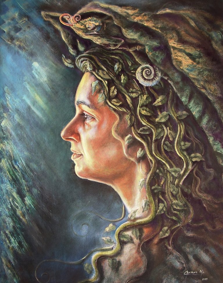 Twilight, . 23,62 in x 33,46 in. Oil and on canvas. Available.